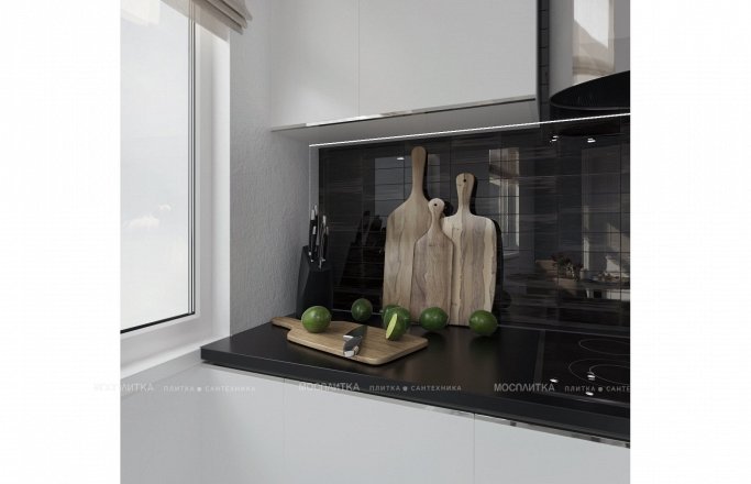 Дизайн Кухня в стиле Минимализм в белом цвете №12783 - 5 изображение