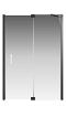 Душевая дверь Creto Tenta 140х200 см 123-WTW-140-C-B-8 профиль черный, стекло прозрачное