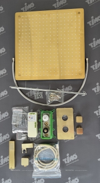 Душевой комплект Timo Petruma SX-5029/17SM с термостатом золото матовое - 4 изображение