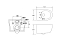 Комплект подвесной безободковый унитаз Cezares Molveno CZR-2468-TH-R + инсталляция Am.Pm ProI 012704 - 3 изображение