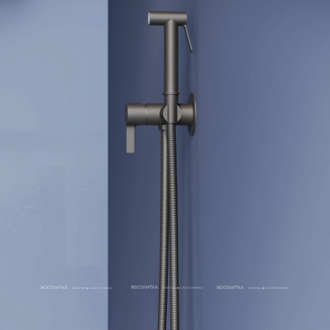 Гигиенический душ RGW Shower Panels 511408206-04 матовая черный - 3 изображение