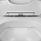 Комплект подвесной безободковый унитаз AM.PM X-Joy C85A1702SC белый с сиденьем микролифт + инсталляция Geberit Delta 458.163.21.1 с панелью смыва, хром глянцевый - 8 изображение