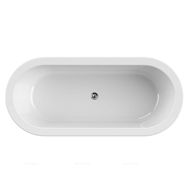 Акриловая ванна 180х80 см Cezares Slim SLIM CENTRAL-180-80-60-NERO-SET черная матовая - 2 изображение