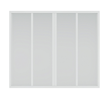 Душевая шторка на ванну Creto Avalon 2.0 170х145 см SH00065 профиль белый, стекло прозрачное