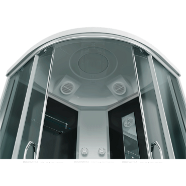 Душевая кабина Erlit Comfort 90х90 см ER3509PF-C4-RUS профиль серебристый, стекло тонированное - 6 изображение