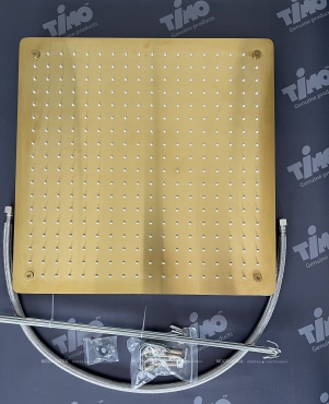 Душевой комплект Timo Petruma SX-5029/17SM с термостатом золото матовое - 3 изображение