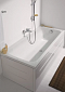 Фронтальная панель для ванн Duravit D-Code 170 см 701027000000000, белый Alpin - 2 изображение
